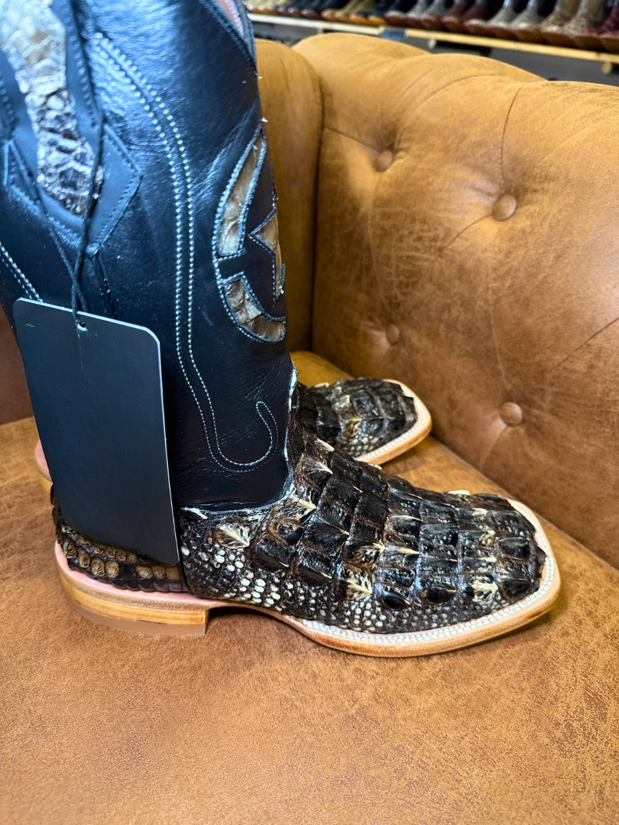 American Alligator Horn Back Western Boots