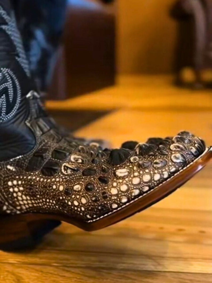 Sturgeon Leather Western Cowboy Boots