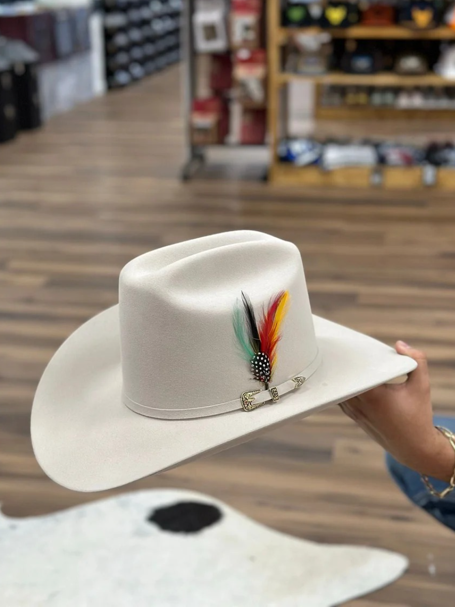 RDR 10X Silver Belly El Patron Cowboy Hat Tall Crown