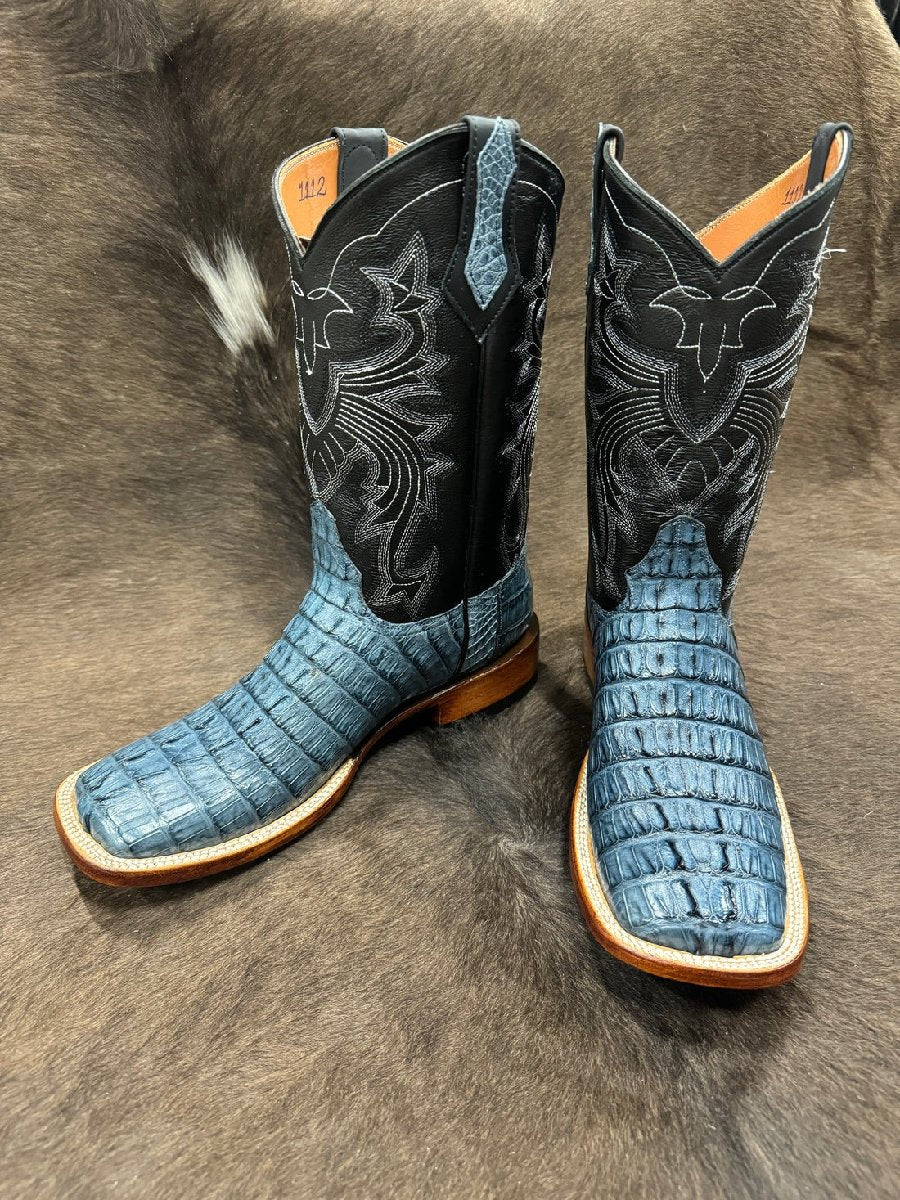 (⏰New Arrivals Promotion $30 OFF) Blue Crocodile Cowboy Boots