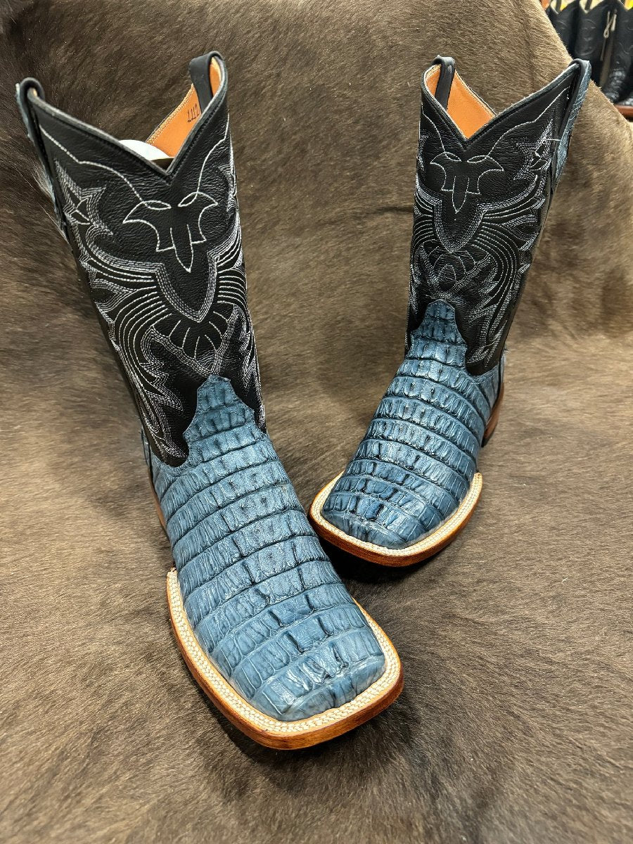 (⏰New Arrivals Promotion $30 OFF) Blue Crocodile Cowboy Boots