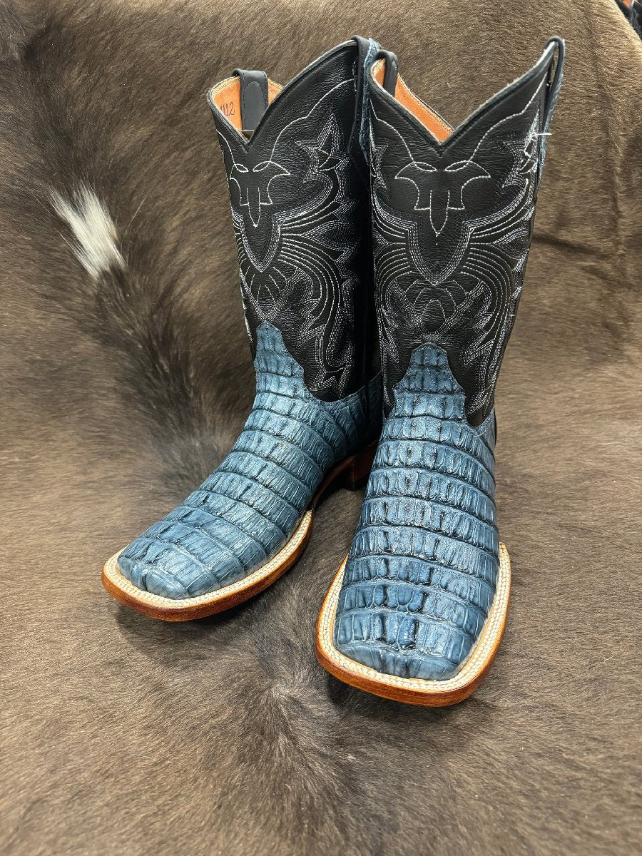 (⏰New Arrivals Promotion $30 OFF) Blue Crocodile Cowboy Boots