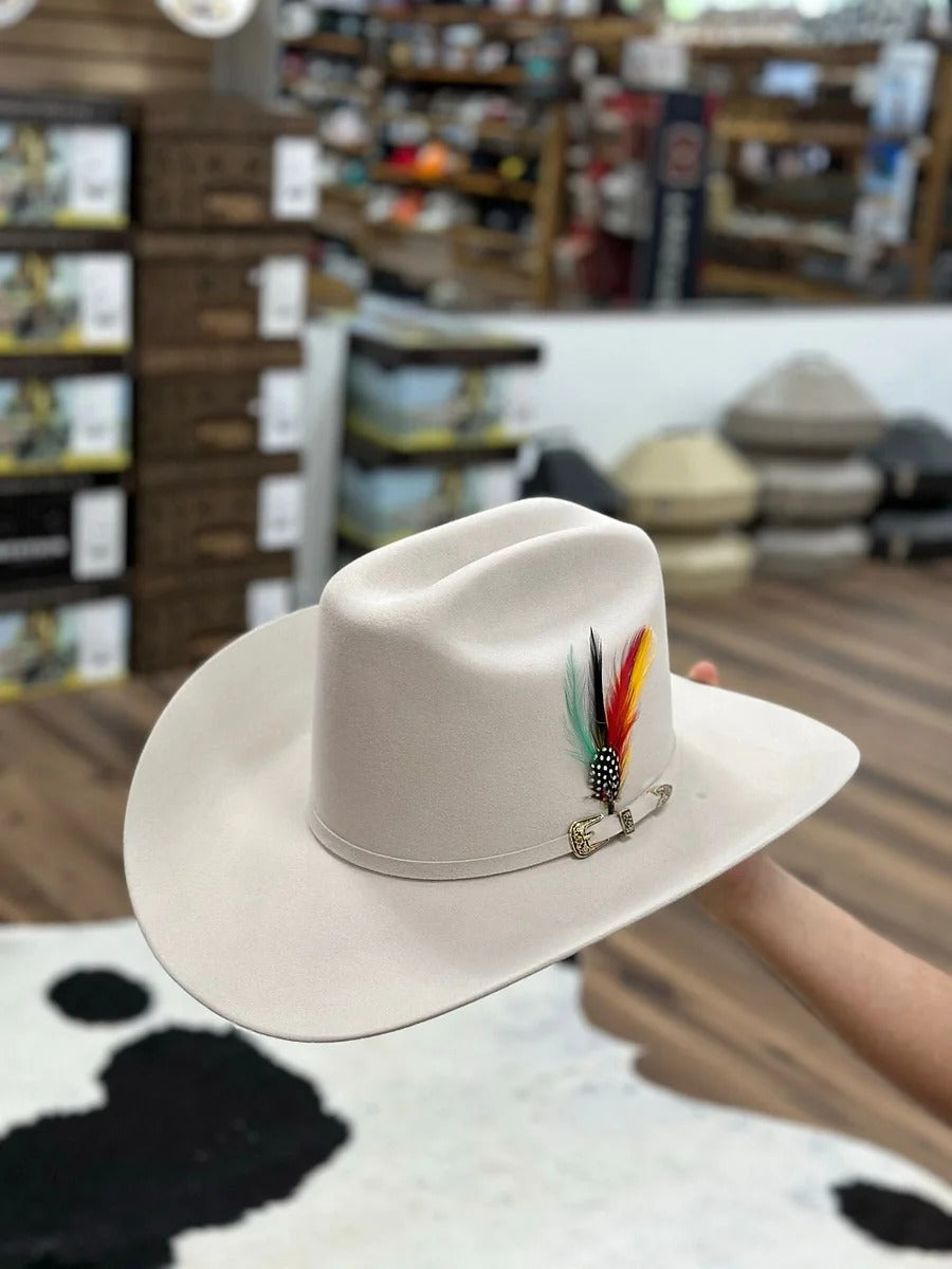 RDR 10X Silver Belly El Patron Cowboy Hat Tall Crown