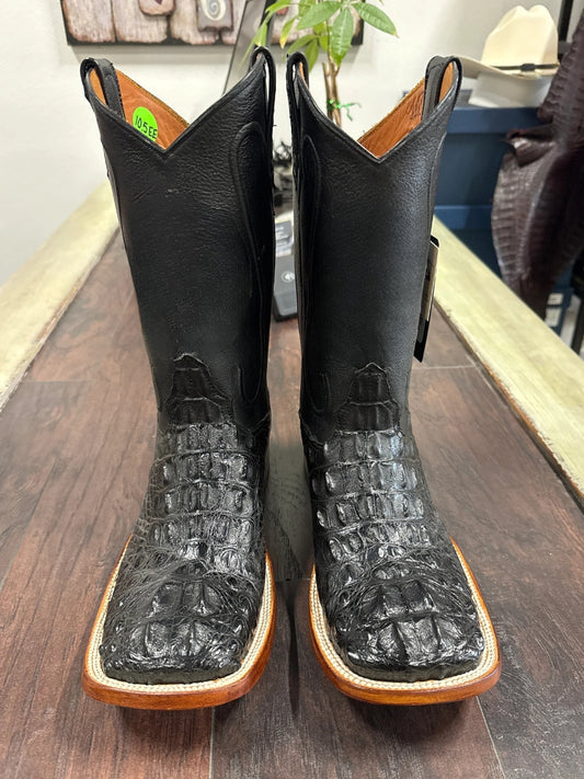 Alligator Leather Printed Boots