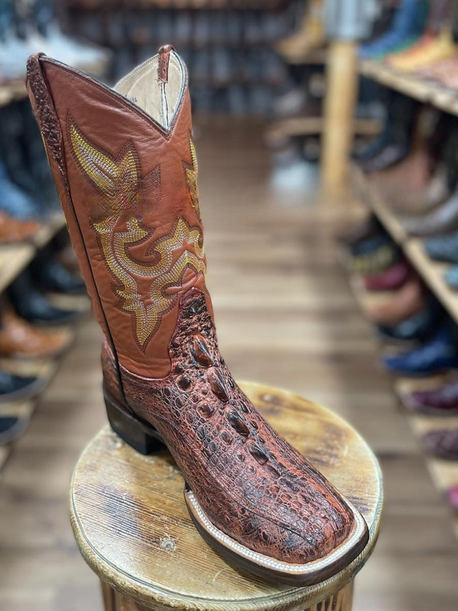 (⏰New Arrivals Promotion $20 OFF) American Snapping Turtle Boots In Color “Tattooed Cognac”