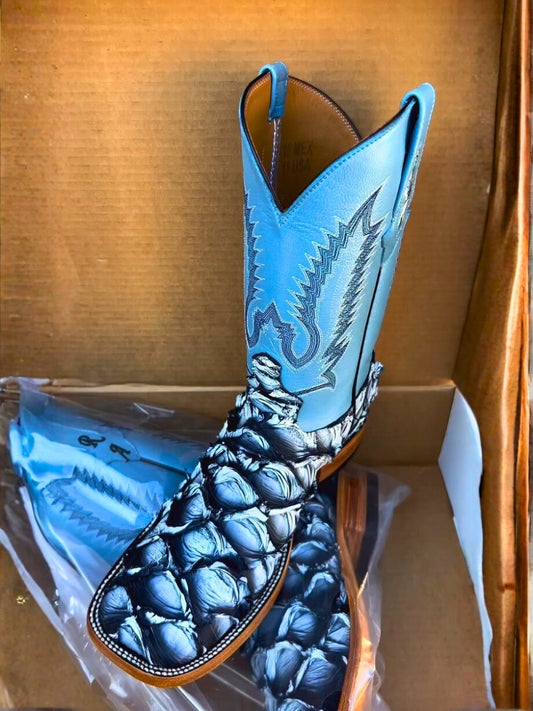 Men's Blue Big Bass Vamp Boots