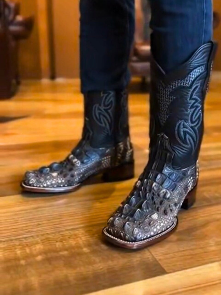 Sturgeon Leather Western Cowboy Boots