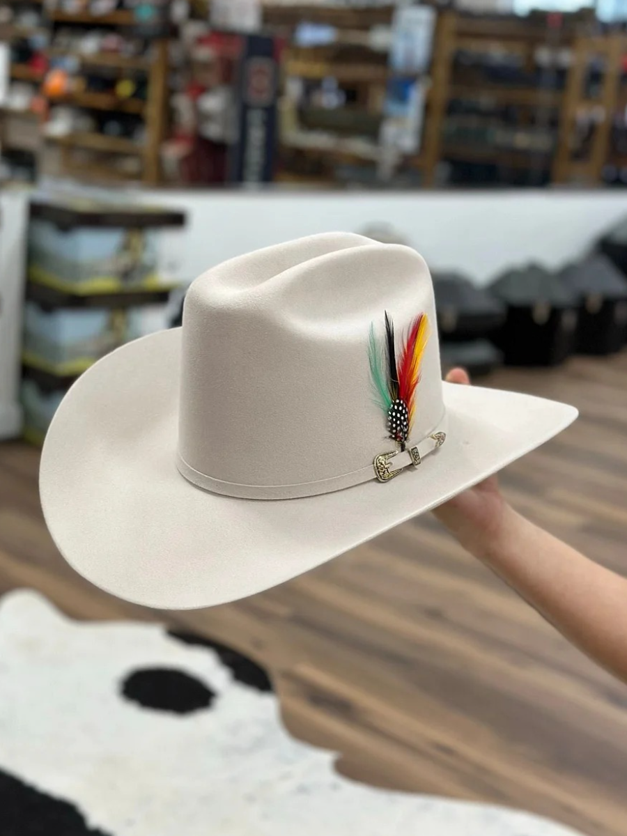 RDR 10X Silver Belly El Patron Cowboy Hat Tall Crown