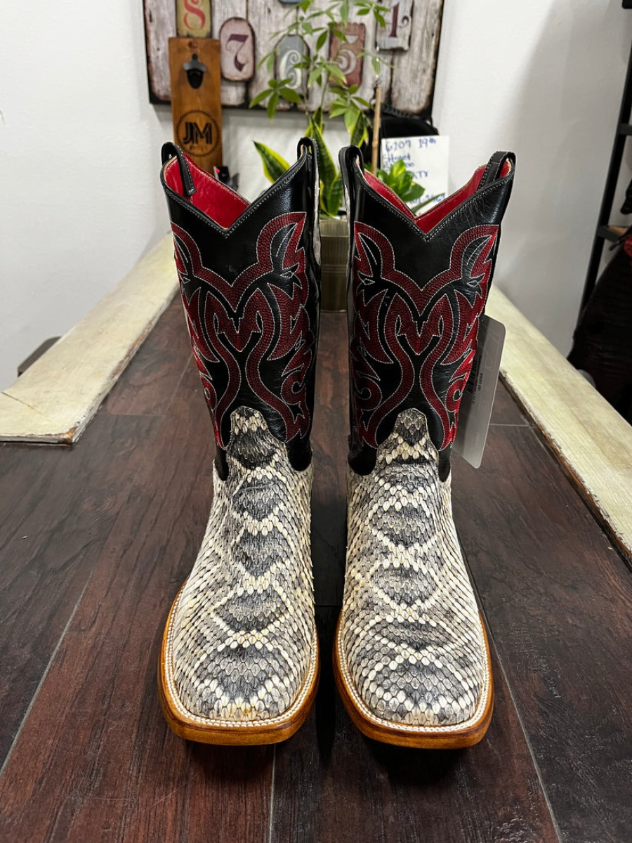 Eastern Diamondback Snake Skin Boots